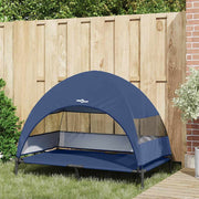 Vidaxx erhöhtes Hundebett Marineblau 127 x 81 x 108 cm Stoff und Stahl - afbeelding 3