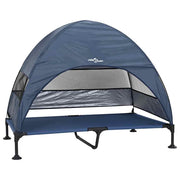 Vidaxx erhöhtes Hundebett Marineblau 127 x 81 x 108 cm Stoff und Stahl - afbeelding 2