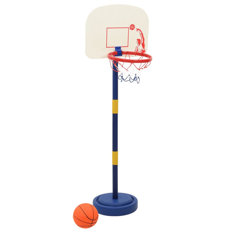 Vidaxl -Basketballstandard mit Ball- und Pumpenhöhe einstellbar 90 121 cm