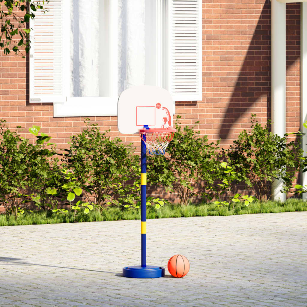 Vidaxl -Basketballstandard mit Ball- und Pumpenhöhe einstellbar 90 121 cm