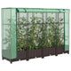 Vidaxl -Pflanzer mit Kashoes 160x40x123 cm Rattanlook