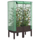 Vidaxl -Pflanzer mit Kashoes 80x40x140 cm Rattanlook erhoben