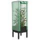 VIDAXL -Pflanzer mit Kashoes 40x40x140 cm Rattanlook erhoben