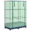 Vidaxl -Pflanzer mit Kashoes 80x40x123 cm Rattanlook erhoben