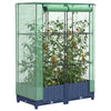 Vidaxl -Pflanzer mit Kashoes 80x40x123 cm Rattanlook erhoben