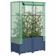 Vidaxl -Pflanzer mit Kashoes 80x40x138 cm Rattanlook erhoben