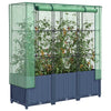 Vidaxl -Pflanzer mit Kashoes 120x40x138 cm Rattanlook