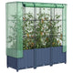 Vidaxl -Pflanzer mit Kashoes 120x40x138 cm Rattanlook