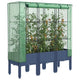 Vidaxl -Pflanzer mit Kashoes 120x40x140 cm Rattanlook