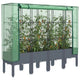 Vidaxl -Pflanzer mit Kashoes 160x40x140 cm Rattanlook