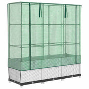 Vidaxl -Pflanzer mit Kashoes 120x40x138 cm Rattanlook - afbeelding 2