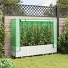 Vidaxl -Pflanzer mit Kashoes 160x40x138 cm Rattanlook