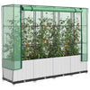 Vidaxl -Pflanzer mit Kashoes 160x40x138 cm Rattanlook