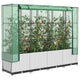 Vidaxl -Pflanzer mit Kashoes 160x40x138 cm Rattanlook