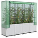 Vidaxl -Pflanzer mit Kashoes 160x40x153 cm Rattanlook