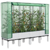 Vidaxl -Pflanzer mit Kashoes 160x40x140 cm Rattanlook