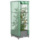 VIDAXL -Pflanzer mit Kashoes 40x40x123 cm Rattanlook erhoben