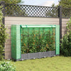 Vidaxl -Pflanzer mit Kashoes 160x40x123 cm Rattanlook