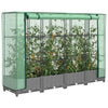 Vidaxl -Pflanzer mit Kashoes 160x40x123 cm Rattanlook