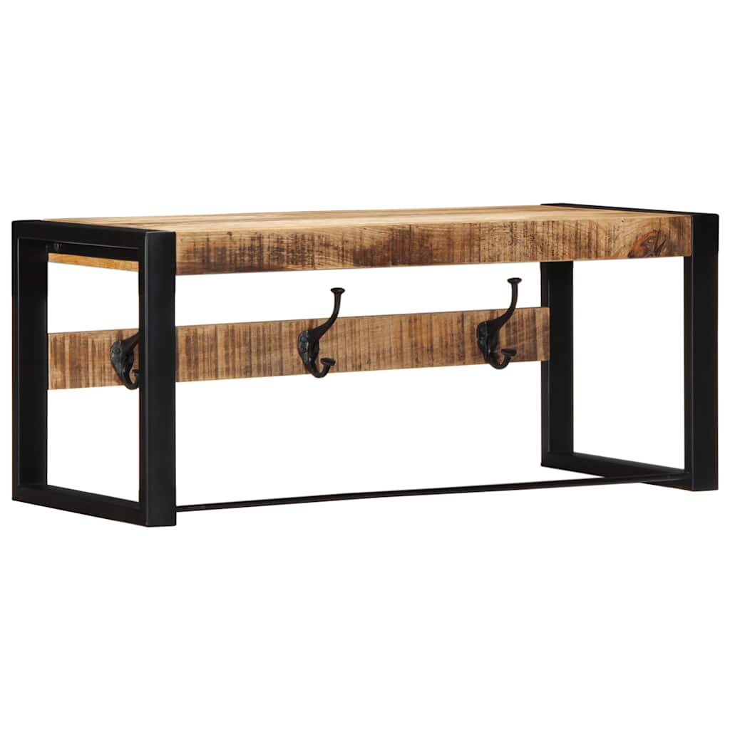 VIDAXL -Kleidungsregal 80x35x35 cm Solid Mangowood