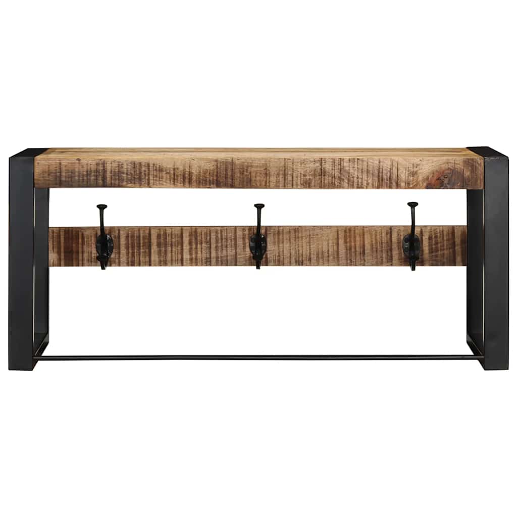 VIDAXL -Kleidungsregal 80x35x35 cm Solid Mangowood