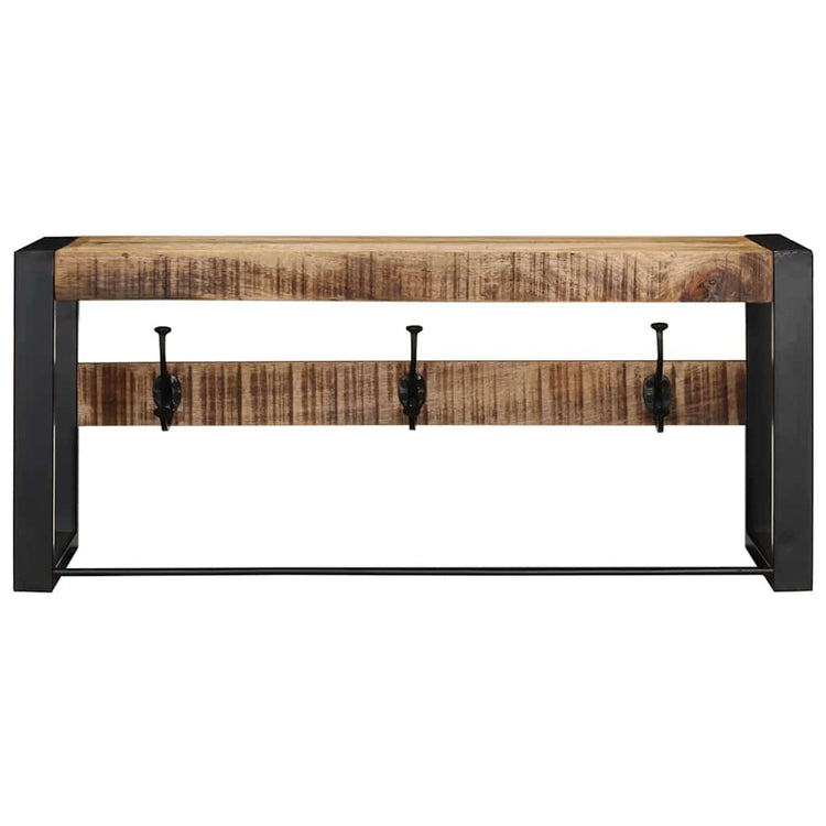 VIDAXL -Kleidungsregal 80x35x35 cm Solid Mangowood