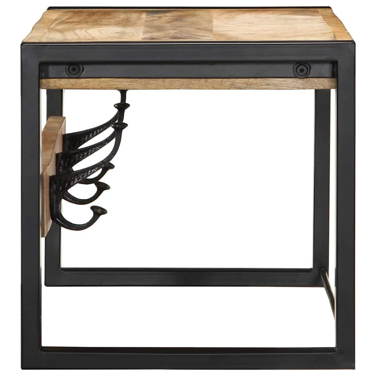 VIDAXL -Kleidungsregal 80x35x35 cm Solid Mangowood