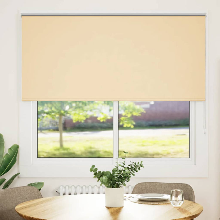 Vidaxx Verdunkelungsrollo 165x130 cm Stoffbreite 161,6 cm Beige