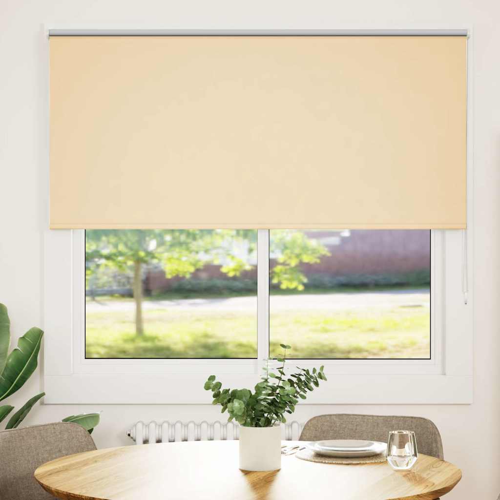 Vidaxx Verdunkelungsrollo 145x150 cm Stoffbreite 141,6 cm Beige