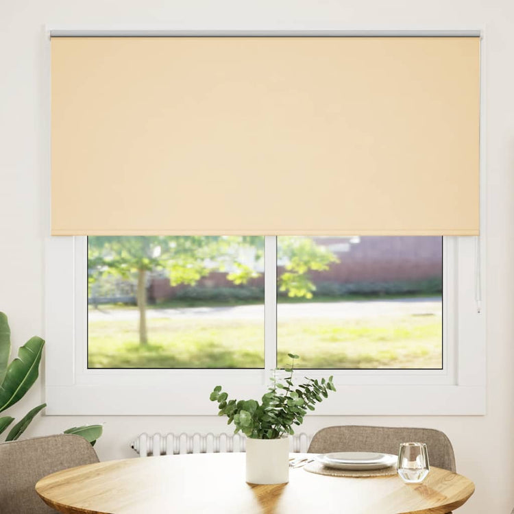 Vidaxx Verdunkelungsrollo 160x150 cm Stoffbreite 156,6 cm Beige
