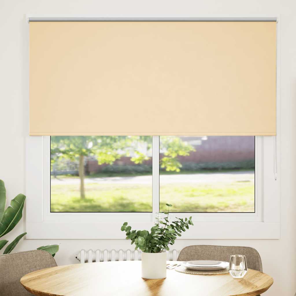 Vidaxx Verdunkelungsrollo 145x175 cm Stoffbreite 141,6 cm Beige