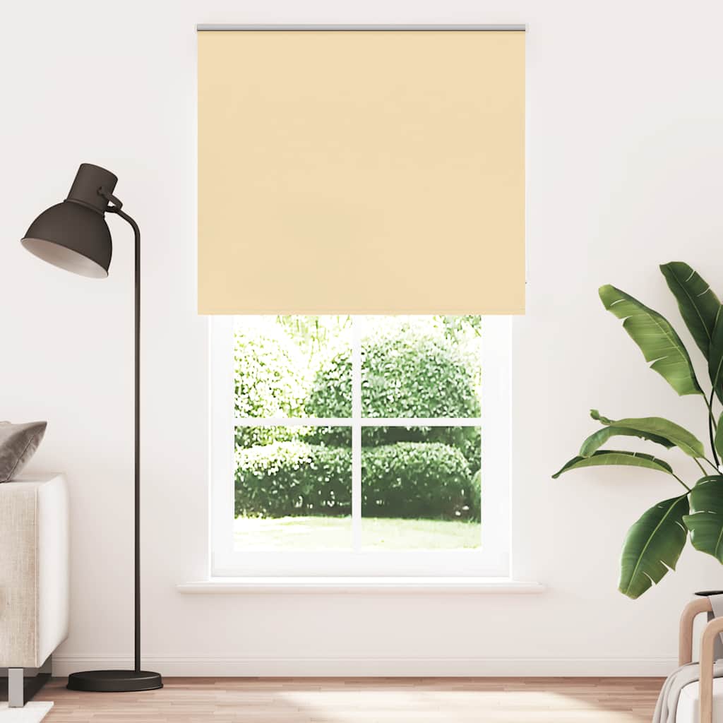 Vidaxx Verdunkelungsrollo 125x210 cm Stoffbreite 121,6 cm Beige