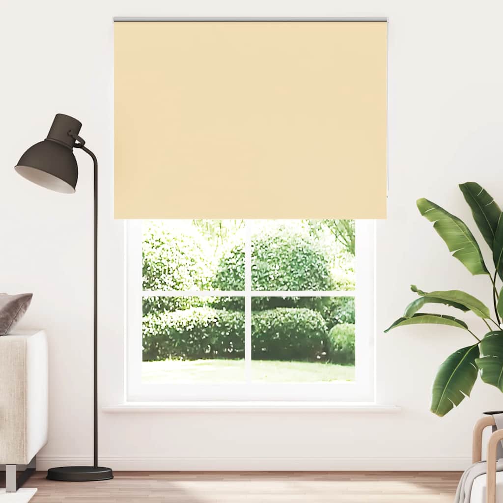 Vidaxx Verdunkelungsrollo 155x230 cm Stoffbreite 151,6 cm Beige