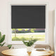 Vidaxx Verdunkelungsrollo 110x130 cm Stoffbreite 105,7 cm Schwarz