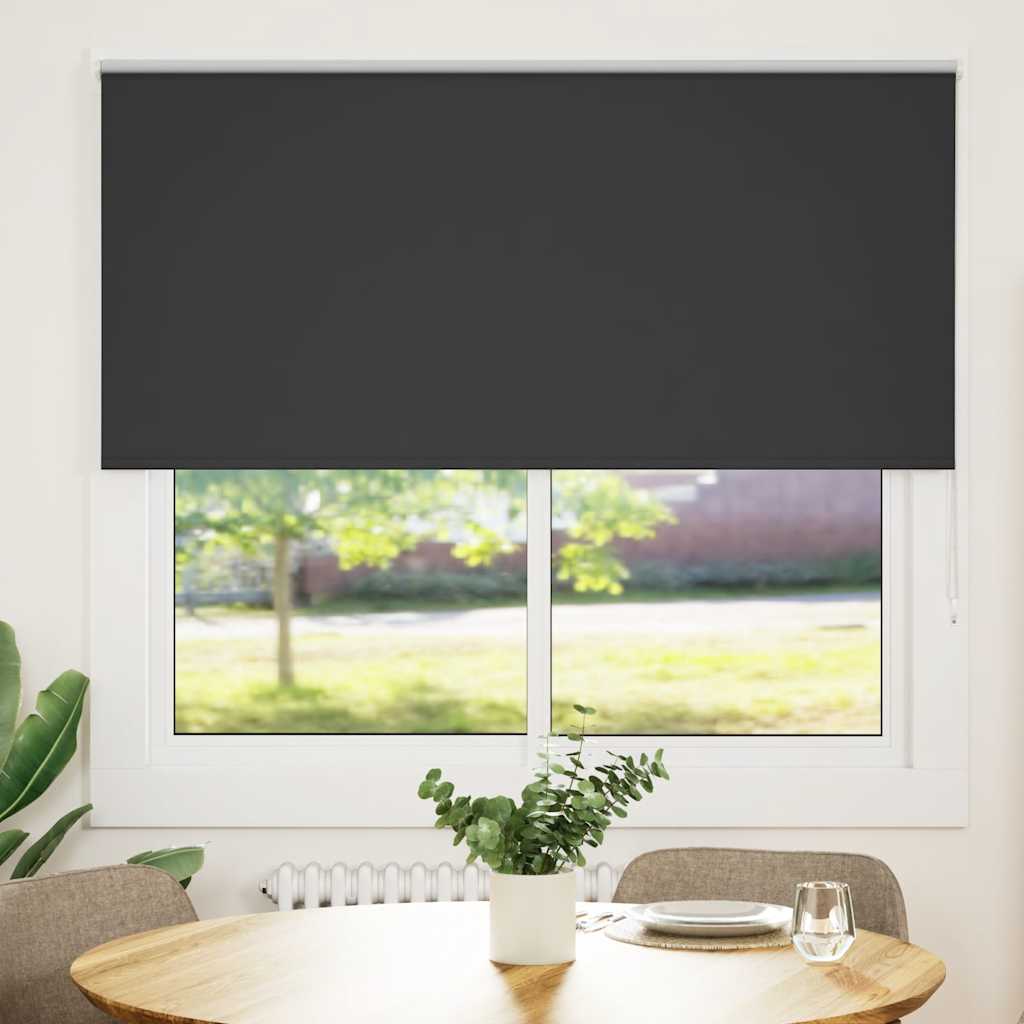 Vidaxx Verdunkelungsrollo 160x130 cm Stoffbreite 156,6 cm Schwarz