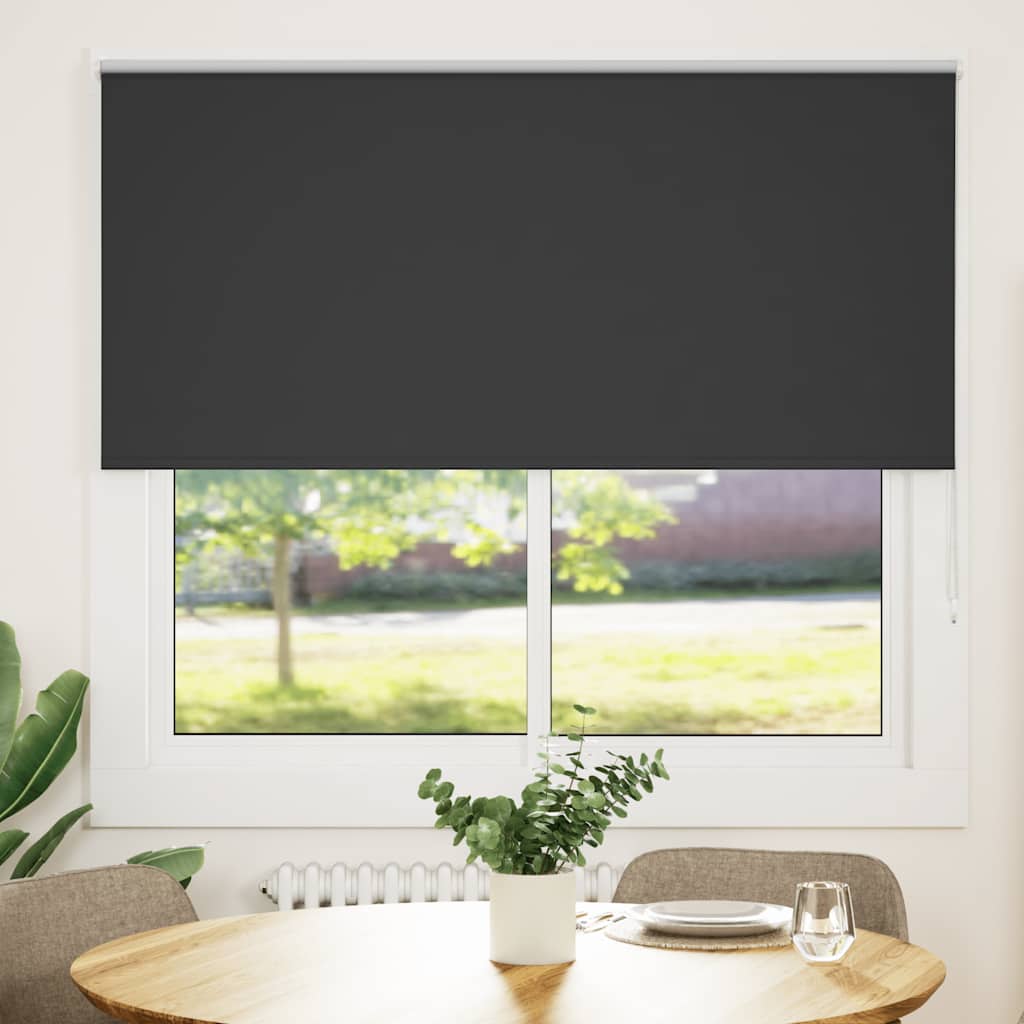 Vidaxx Verdunkelungsrollo 160x150 cm Stoffbreite 156,6 cm Schwarz