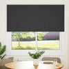 Vidaxx Verdunkelungsrollo 145x175 cm Stoffbreite 141,6 cm Schwarz