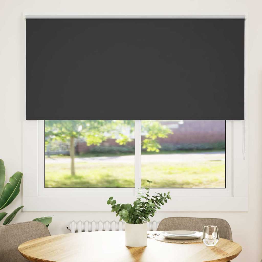 Vidaxx Verdunkelungsrollo 160x175 cm Stoffbreite 156,6 cm Schwarz