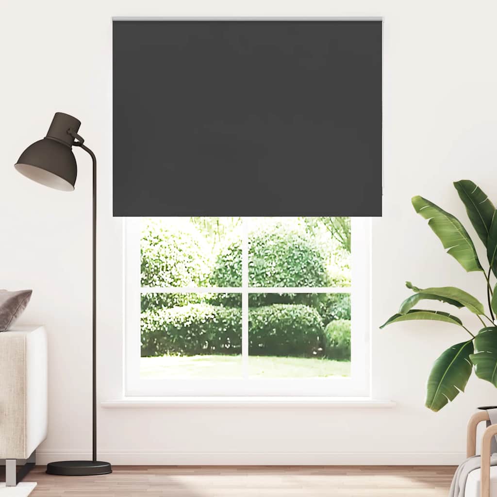 Vidaxx Verdunkelungsrollo 160x210 cm Stoffbreite 156,6 cm Schwarz