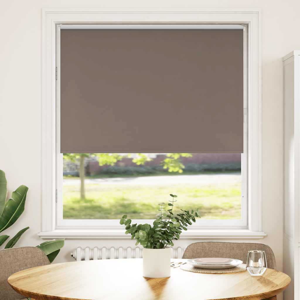 Vidaxx Verdunkelungsrollo Kaffee 90x130 cm, Stoffbreite 85,7 cm