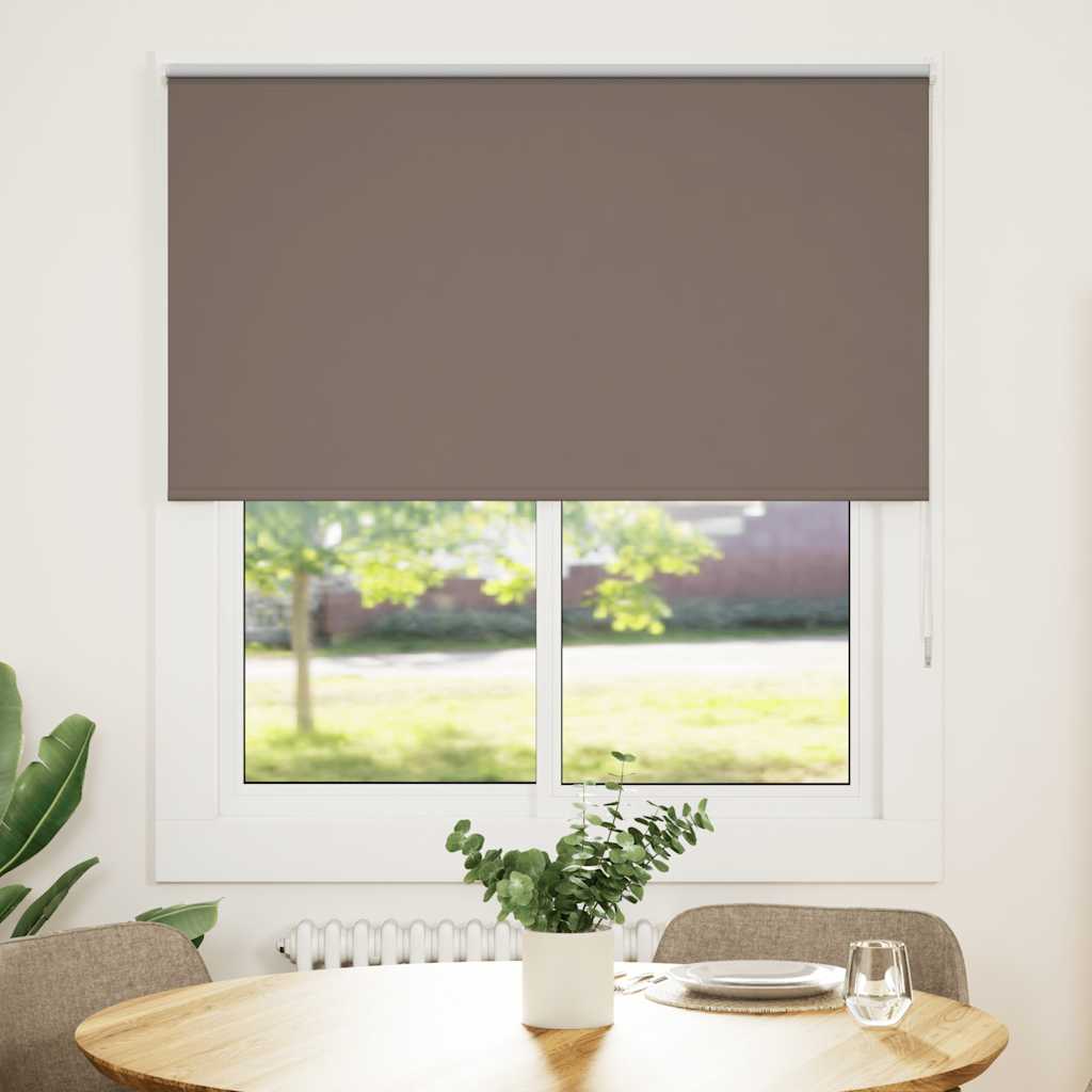 Vidaxx Verdunkelungsrollo Kaffee 120x130 cm Stoffbreite 116,6 cm