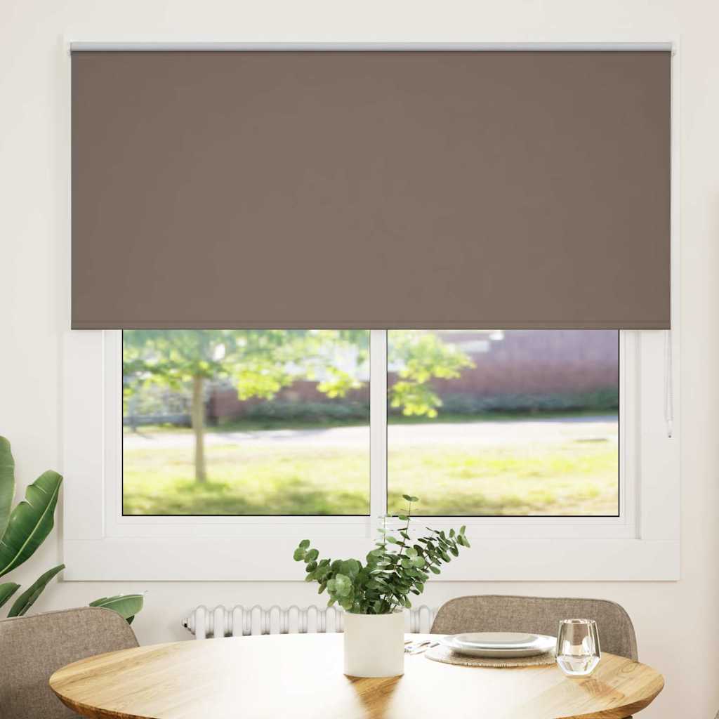Vidaxx Verdunkelungsrollo Kaffee 150x130 cm Stoffbreite 146,6 cm