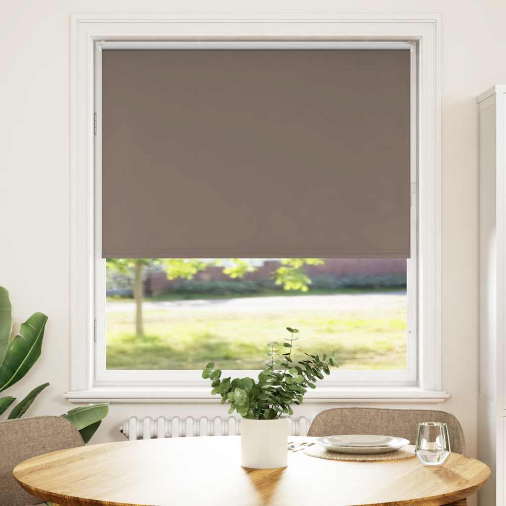 Vidaxx Verdunkelungsrollo Kaffee 100x150 cm Stoffbreite 95,7 cm