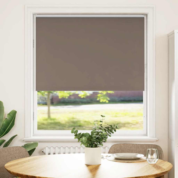 Vidaxx Verdunkelungsrollo Kaffee 100x150 cm Stoffbreite 95,7 cm