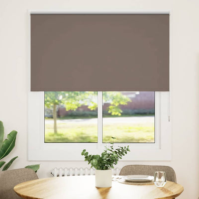 Vidaxx Verdunkelungsrollo Kaffee 140x150 cm Stoffbreite 136,6 cm