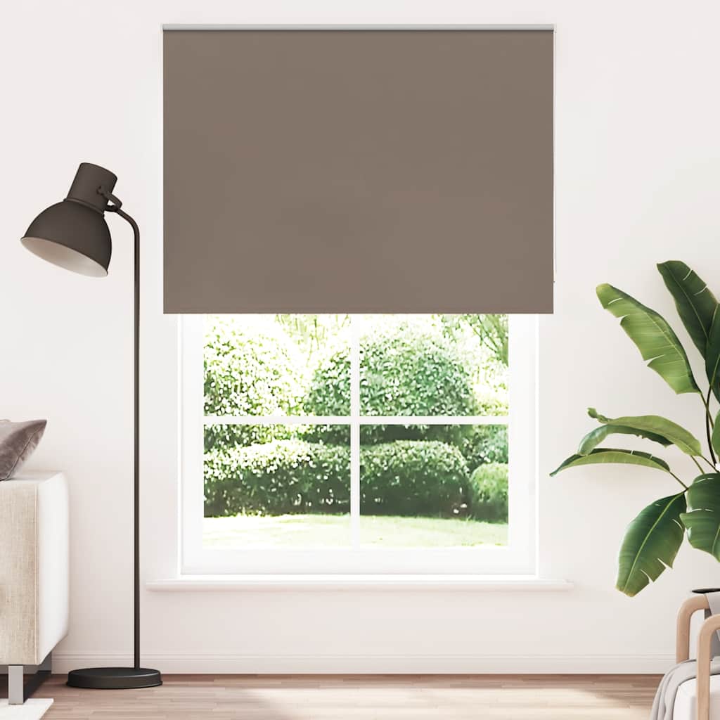 Vidaxx Verdunkelungsrollo Kaffee 145x210 cm Stoffbreite 141,6 cm