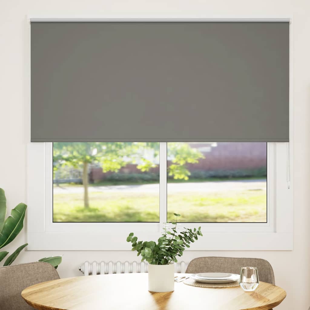 Vidaxx Verdunkelungsrollo 145x130 cm Stoffbreite 141,6 cm Grau
