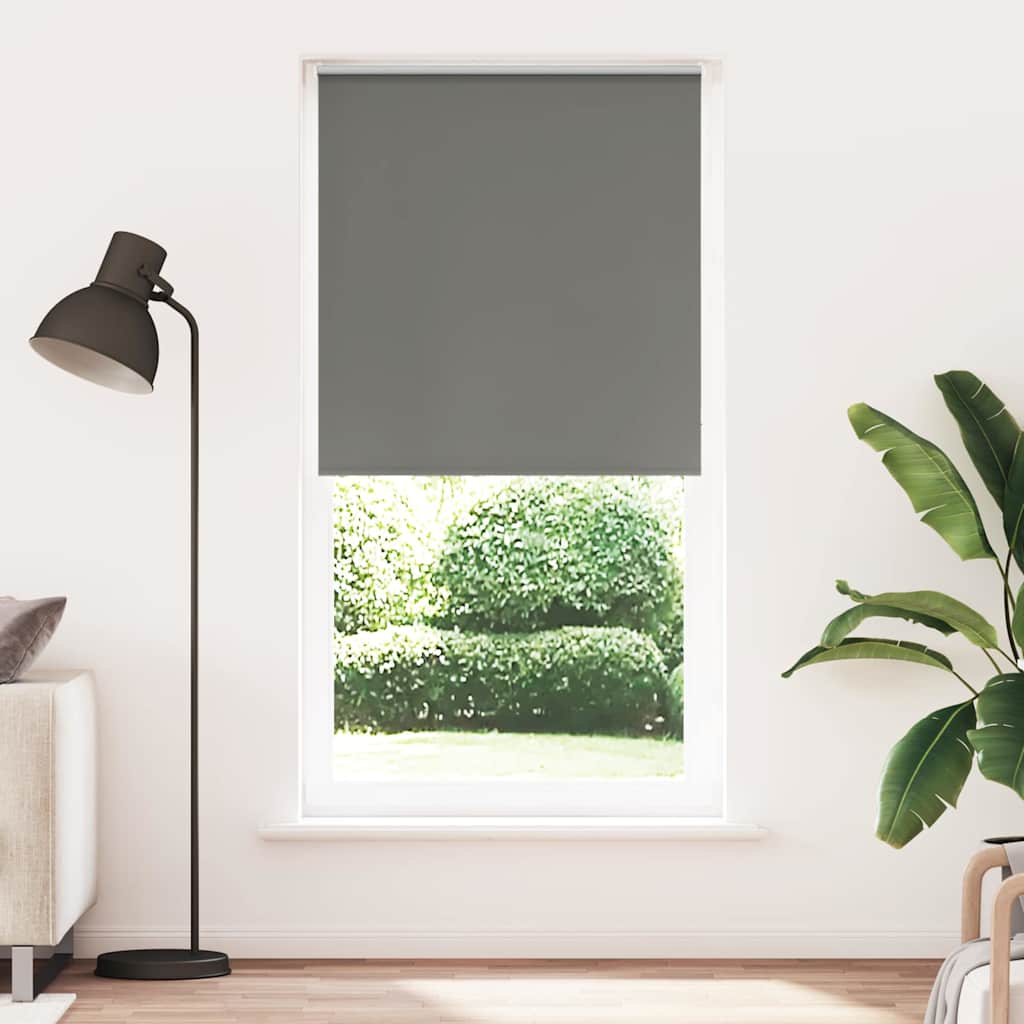 Vidaxx Verdunkelungsrollo 105x210 cm Stoffbreite 100,7 cm Grau