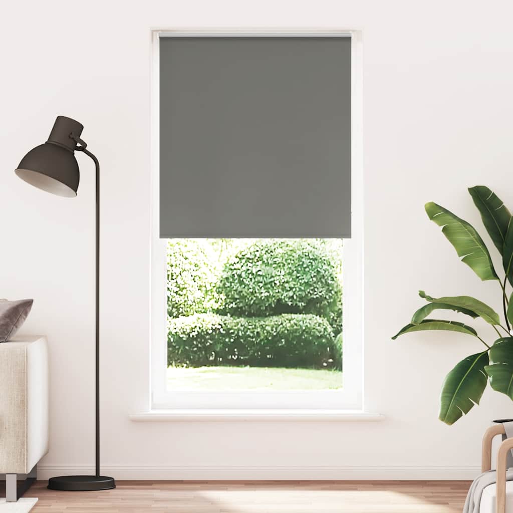 Vidaxx Verdunkelungsrollo 110x230 cm Stoffbreite 105,7 cm Grau
