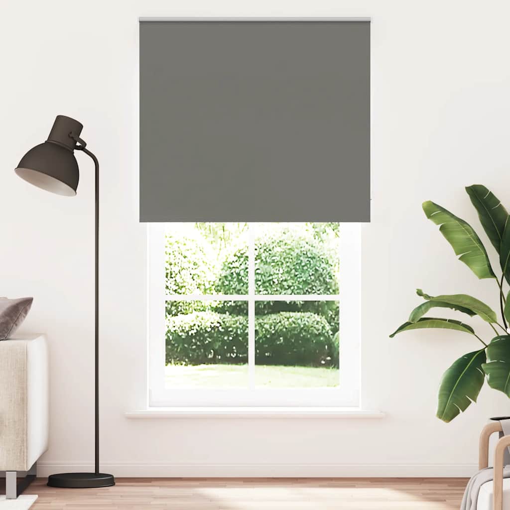 Vidaxx Verdunkelungsrollo 130x230 cm Stoffbreite 126,6 cm Grau